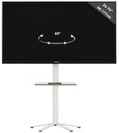 VCM TV-St&auml;nder Design Premium TV Standfu&szlig; Rack Fernseh Xila