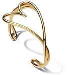 Pandora Armreif PANDORA Damenarmreif mit Herz, Essence-Kollektion, vergoldet