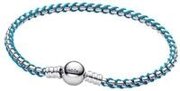 Pandora Silberarmband Damen-SilberVeneziakette T&uuml;rkis