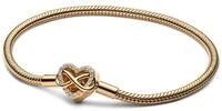 Pandora Armband DamenFunkelndes Unendlichkeits-Herz Goldfarben