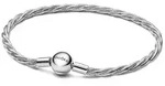 Pandora Silberarmband 593757C00, f&uuml;r Damen Silber Gedrehte Schlangenkette