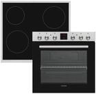 Telefunken Elektro-Herd-Set B-HS-75-C-I, Einbauherdset, Backofen mit