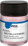 C. KREUL Acrylfarbe KREUL Acryl Metallicfarbe ros&eacute;gold 50ml Glas