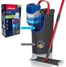 Vileda Bodenwischer-Set Vileda H2PrO Flat Mop System, (Set, 3-St), 100%-ige Trennung