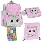 GOLDKIDS Schulranzen f&uuml;r Jungen und M&auml;dchen, 4er-Set - (Schul-Rucksack f&uuml;r Kinder