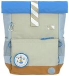 L&Auml;SSIG Rucksack Medium Rolltop Backpack (Set, 2-tlg)