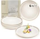 S&Auml;NGER Teller Set Key West, Creme mit sandiger Maserung, (6 St), Speiseteller...