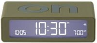 Lexon Quarzwecker DigitalFlip Mini Khaki Gr&uuml;n