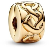 Pandora Charm-Einh&auml;nger Clip-Charm Liebesknoten, Moments, IP Gold von PANDORA