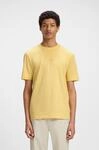 T-Shirt BOSS ORANGE "TChup Relaxed Fit", Herren, Gr. L, gelb (open gelb751), Single
