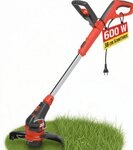 Hecht Elektro-Rasentrimmer 630 mit Teleskopgriff, 30 cm Arbeitsbreite Faden, 600W,