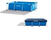 Intex Framepool Rechteckiger Frame Pool Set 300 x 200 x 75 cm f&uuml;r Familien,