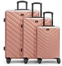 Redolz Trolleyset Essentials 07, 4 Rollen, (3-teilig, 3 tlg), ABS
