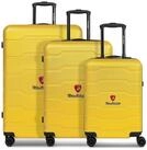 Tonino Lamborghini Trolleyset Bologna, 4 Rollen, (3-teilig, 3 tlg), ABS
