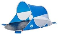 vidaXL Hauszelt, Strandzelt Azurblau Pop-Up Wasserdicht