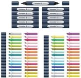 SCHNEIDER Kugelschreiber Schneider ML04010901 Paint-It 040 72 Teile Brush-Pens