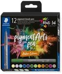 STAEDTLER Pinselstift STAEDTLER pigment brush pen Nature Colours - 12er...