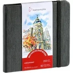 Hahnem&uuml;hle Aquarellblock Watercolour Book 14x14cm, 200g/m&sup2;, 60 Seiten, Cold...
