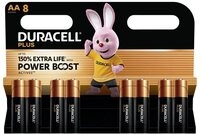 Duracell Duracell Plus Power Boost Mignon (AA)-Batterie Alkali-Mangan 1.5 V 8