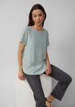 QS Kurzarmbluse Bluse Kurzarmbluse aus Viskose