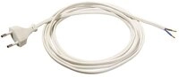 as - Schwabe AS Schwabe 70651 Strom Anschlusskabel Wei&szlig; 3.00 m Stromkabel, (300.00
