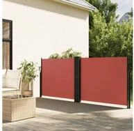 vidaXL Markise Seitenmarkise Ausziehbar Terrakottarot 100x600 cm