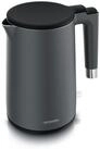Arendo Wasserkocher aus Edelstahl, Doppelwand-Design, 360&deg; Controller, Cool...