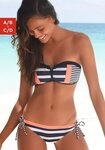 KangaROOS Bandeau-Bikini-Top Anita, mit Rei&szlig;verschluss zwischen den Cups