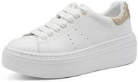 Tamaris Plateausneaker Schn&uuml;rschuh, Halbschuh mit Schmucksteinen an der Ferse,