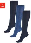 Bench. Kniestr&uuml;mpfe Damen Wollkniestr&uuml;mpfe uni weicher Abschluss (Packung,...