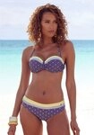 LASCANA Bikini-Hose Monri mit kontrastfarbenem Detail