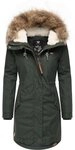 Ragwear Winterjacke Tawny stylischer Winterparka mit gro&szlig;er Kapuze und
