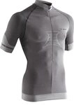 X-Bionic T-Shirt Fahrrad-Shirt Fennec 4.0 Full Zip grau Herren