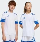 Fu&szlig;balltrikot ADIDAS PERFORMANCE "SQUADRA 25 KIDS TRIKOT", Kinder, Gr. 176, wei&szlig;