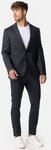 Jeff Anzug Herren JFOliver SET 2-Teiler Herrenanzug (Set, 2-tlg., Anzug Set)