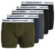 Jack & Jones PlusSize Boxershorts JACBASIC WHITE WB TRUNKS 5 PACK NOOS PLS (Packung,