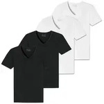 Schiesser T-Shirt Herren T-Shirt 4er Pack Baumwolle 2PACK T-shirt (Packung, 4er Pack)
