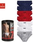 H.I.S Slip Unterhosen f&uuml;r Herren (Dose, 7-St) aus Baumwoll-Mix in einer Dose