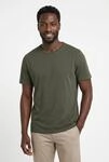 T-Shirt CAMEL ACTIVE, Herren, Gr. L, gr&uuml;n (leaf gr&uuml;n), Jersey, Obermaterial: 100%