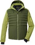 Skijacke KILLTEC "KSW 72 MN SKI JCKT", Herren, Gr. L, waldmeister, Obermaterial: 100%