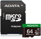 ADATA ADATA SPEED PLUS microSDXC 64 GB, Speicherkarte, externer Speicher (64 GB...