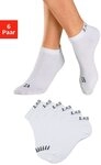 LASCANA ACTIVE Sneakersocken Damen Sportsocken, Kurzsocken ohne Frottee...