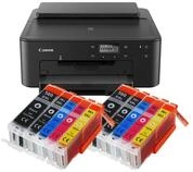 Canon Canon Pixma TS705a Tintenstrahldrucker mit 10 kompatiblen XXL Patronen