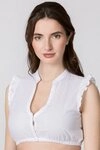 Stockerpoint Dirndlbluse Dirndlbluse - MELANIA - wei&szlig;