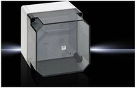 RITTAL Montagedose Polycarbonat-Geh&auml;use 9519.100, (Deckel Transparent)