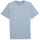 PUMA Trainingsshirt M TAD ESSENTIAL HEATHER CAT TEE (CF LARGE CAT) mit