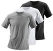 H.I.S T-Shirt, Unterziehshirt (3er-Pack) unifarben, Rundhalsausschnitt, aus...