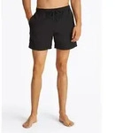 Tommy Hilfiger Swimwear Badeshorts mit Flag-Stickerei, mittellang, elastischer Bund