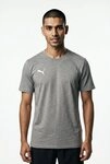 PUMA Trainingsshirt TEAMGOAL CASUALS TEE gerader Abschluss, Kurzarm, f&uuml;r...