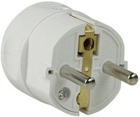 as - Schwabe AS Schwabe 45031 Schutzkontaktstecker Kunststoff 230 V Wei&szlig; IP20